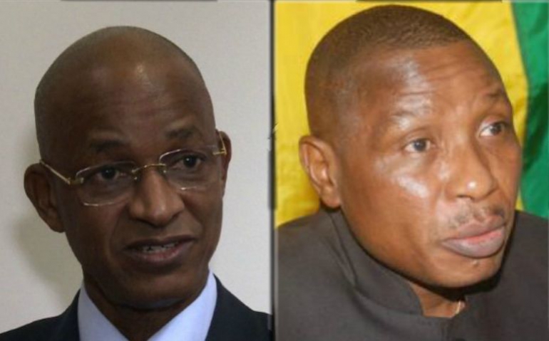 Cellou Dalein Diallo, leader de l'UFDG et Dadis Camara