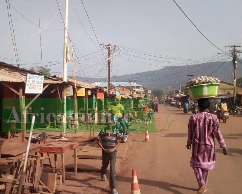 La ville de Dabola paralysée par une manifestation