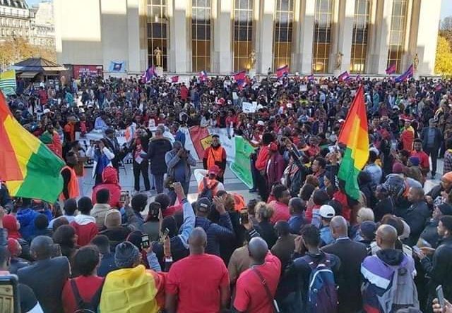 Mobilisation de l'opposition à Paris contre le 3ème mandat d'Alpha Condé, image d'archive