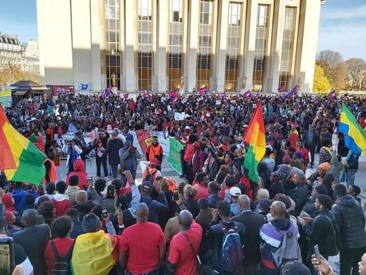 Mobilisation de l'opposition à Paris contre le 3ème mandat d'Alpha Condé, image d'archive