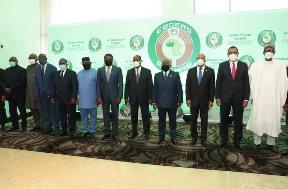 Feature image Des dirigeants de la CEDEAO au sommet d'Accra