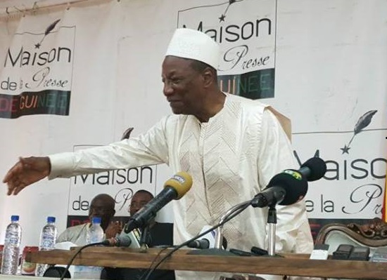 Alpha Condé, président de la République de Guinée