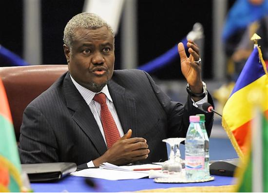Feature image Moussa Faki Mahamat, président de la commission de l'UA