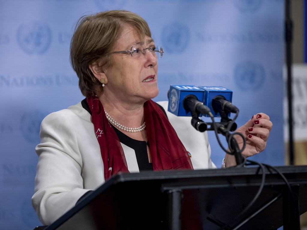 Feature image Michelle Bachelet, Haute-Commissaire aux droits de l’homme de l'ONU