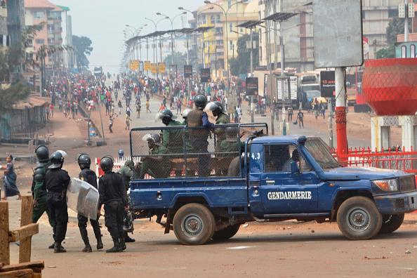 Feature image Manifestation à Conakry, image d'archives