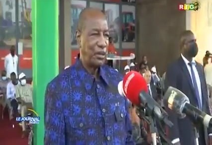 Feature image Alpha Condé, président de la République de Guinée