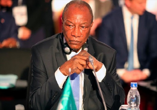 Alpha Condé, président de la République de Guinée