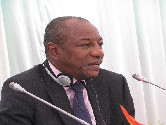 Feature image Alpha Condé, président de la République de Guinée