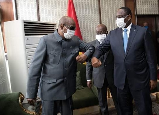 Les présidents Ghanéen, Sénégalais et Guinéen, Alpha Condé et Macky Sall et Akufo Addo