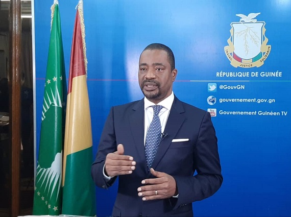Feature image Tibou Kamara, porte-parole du Gouvernement