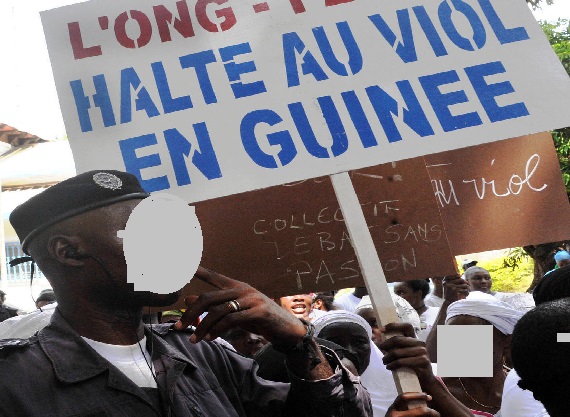 Manifestation contre le viol en Guinée