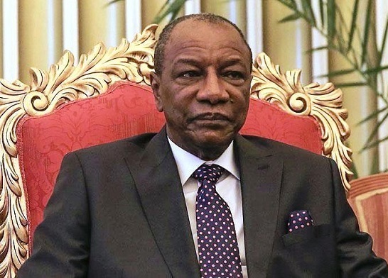 Alpha Condé, président de la République de Guinée