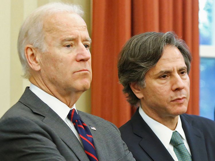 Joe Biden et Antony Blinken