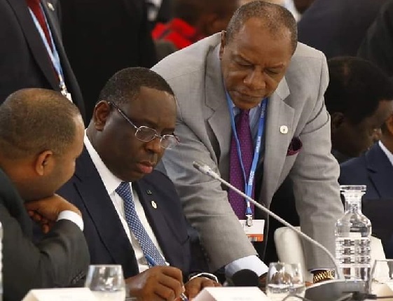 Les présidents Sénégalais et Guinéen, Alpha Condé et Macky Sall