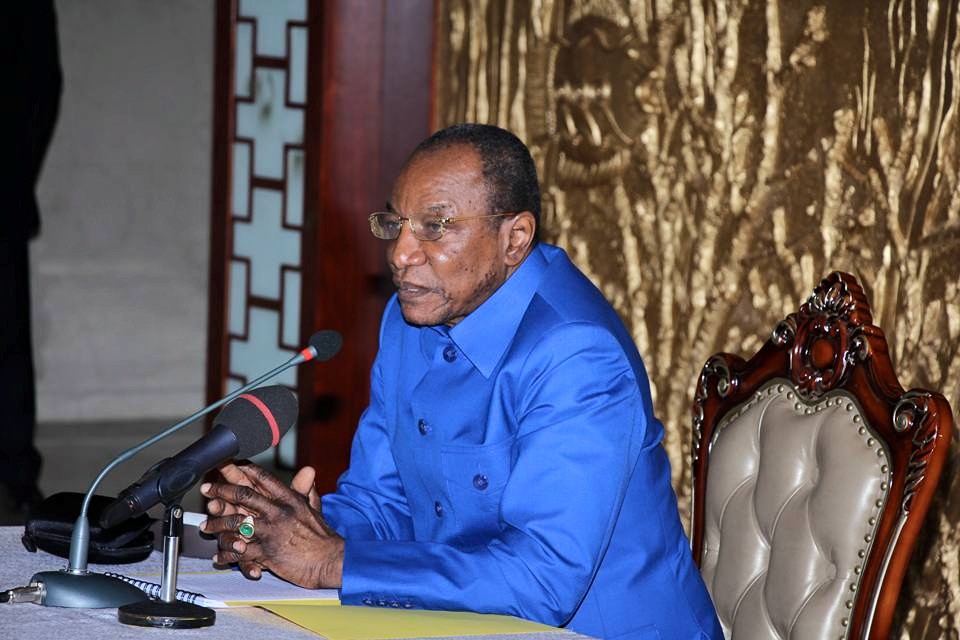 Feature image Alpha Condé, président de la République de Guinée
