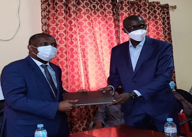Le ministre d’État Aboubacar SYLLA et Directeur général de la BIG Sidy DIEYE