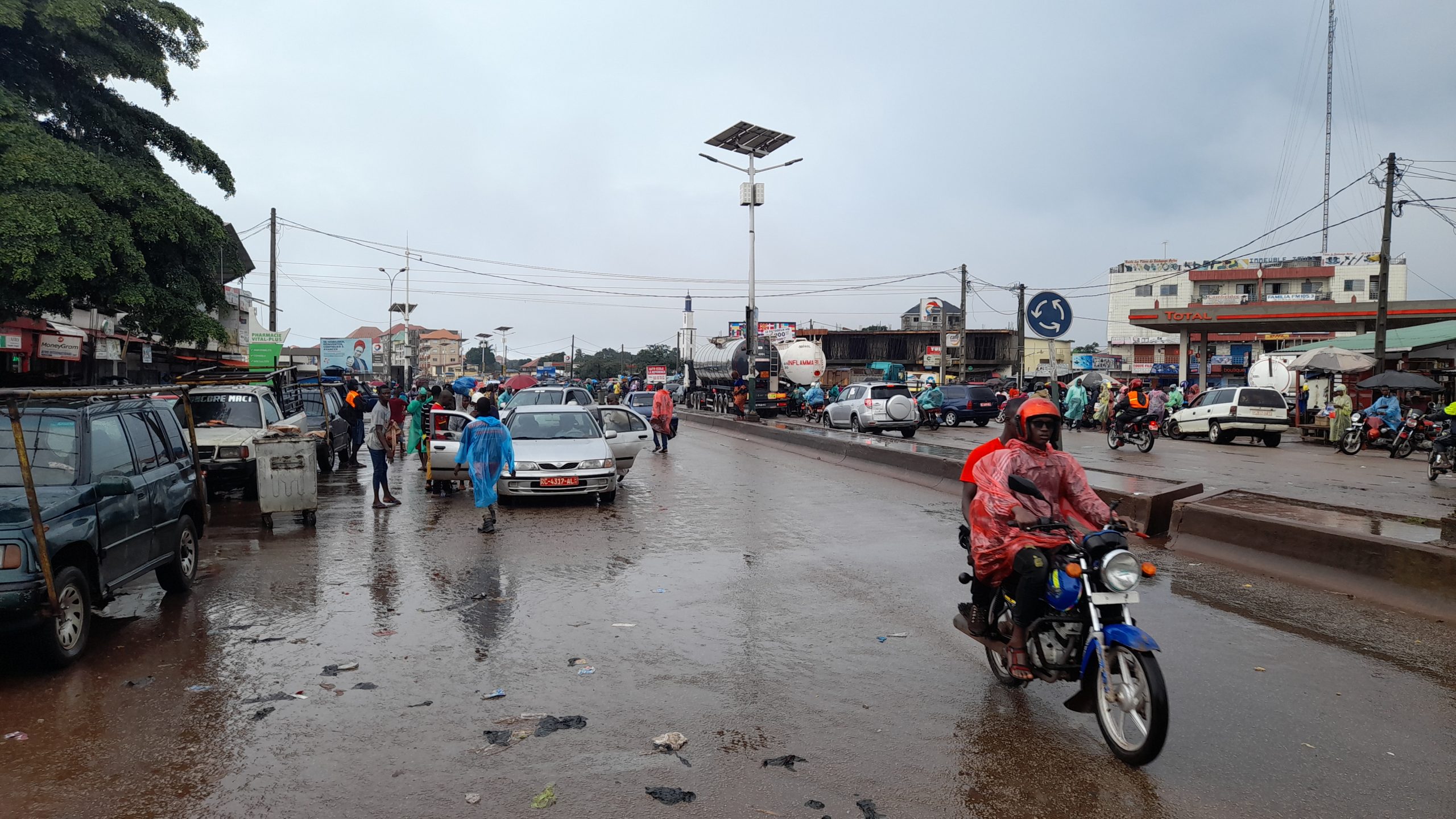 Etat du trafic au carrefour Cosa