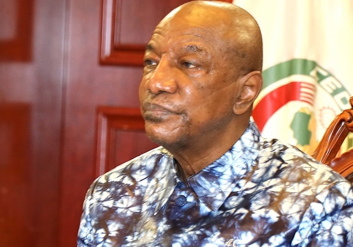 Alpha Condé, président de la République de Guinée