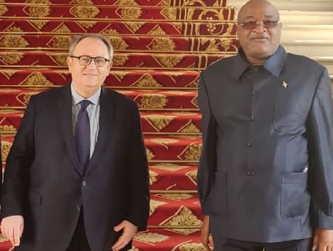Mamadou Sylla, Chef de file de l'opposition guinéenne et le Sénateur Jean Yves Leconte