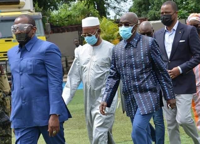Feature image Kassory Fofana, premier ministre déchu, Dr. Diané, ex ministre de la défense, Tibou Kamara, ancien porte-parole du Gouvernement