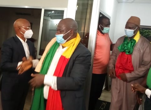 Abdoulaye Bah accueilli par Cellou Dalein Diallo