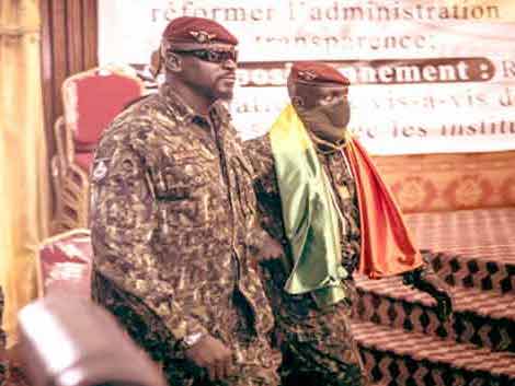Colonel Mamadi Doumbouya, président du CNRD