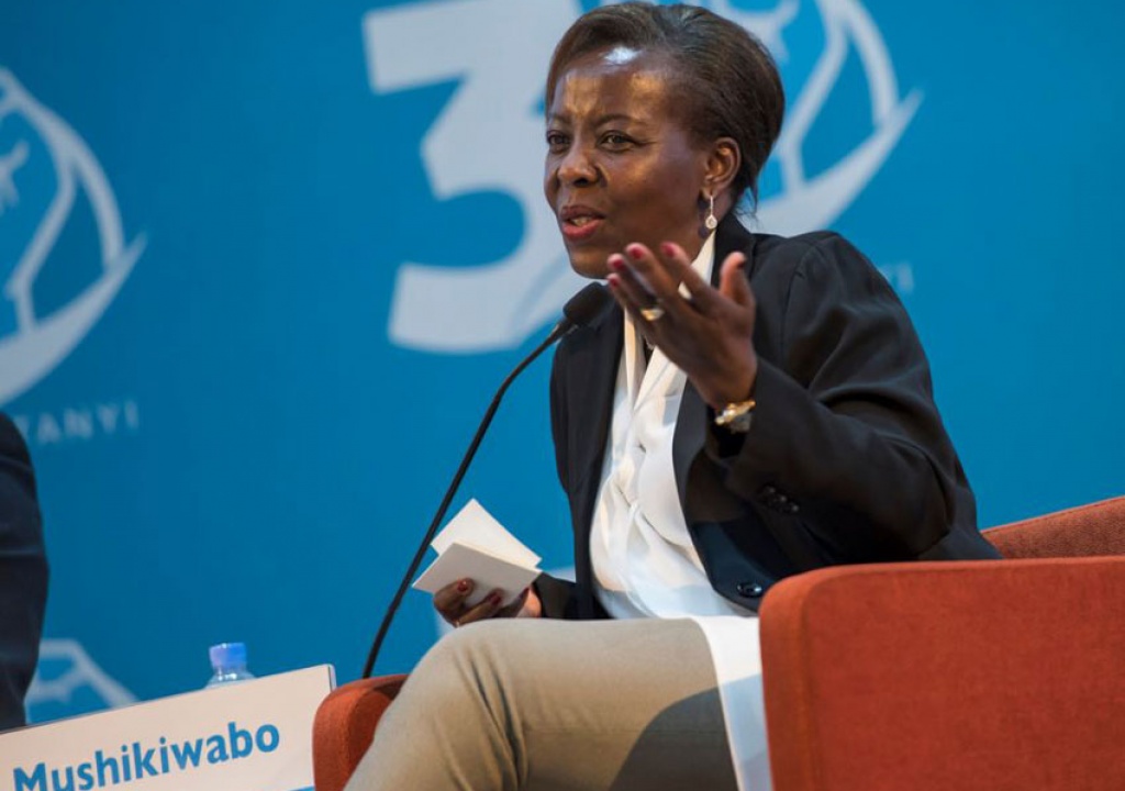 La Secrétaire générale Louise Mushikiwabo