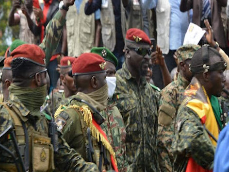 Colonel Mamadi Doumbouya, président de la transition guinéenne, image d'archive