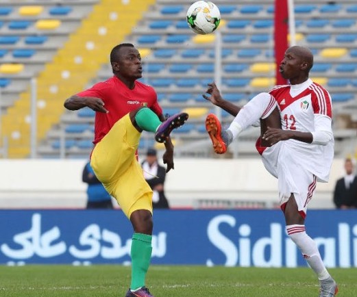 La Guinée et le Soudan se neutralisent sur le score de 2 buts partout à Agdir