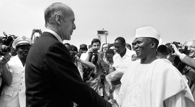 Sékou Touré et Valéry Giscard Destain