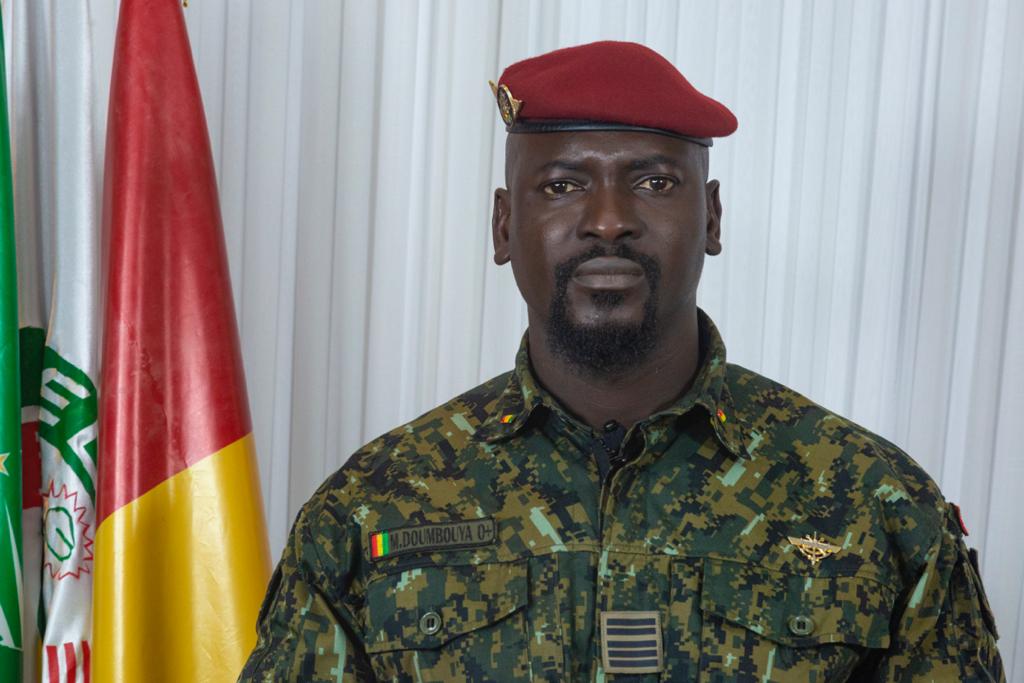 Colonel Mamadi Doumbouya, président de la transition guinéenne