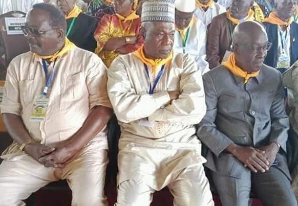 Feature image Saloum Cissé, Secrétaire Général du RPG arc-en-ciel, Amadou Damaro Camara, ancien président de l'Assemblée et Dr Mohamed Diané