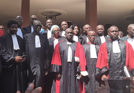 Des avocats prêtent serment à la Cour d'Appel de Conakry