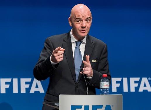 Gianni Infantino président de la Fifa