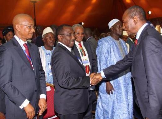 Feature image Cellou Dalein Diallo, Sidya Touré, Alpha Condé l'ancien président, image d'archive