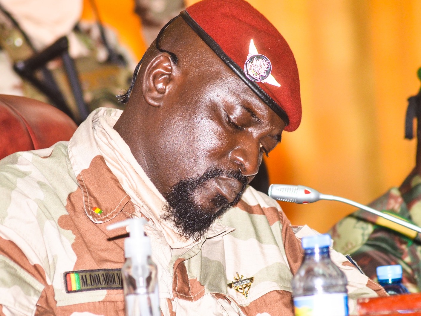Colonel Mamadi Doumbouya, président de la transition guinéenne