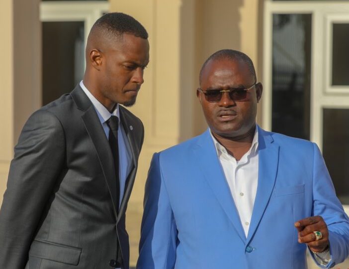 Feature image Moussa Daraba, Directeur du Stade Petit Sory et le PDG du groupe Guicoprès, Kerfalla Camara KPC