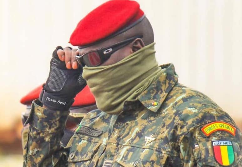 Colonel Mamadi Doumbouya, président de la transition guinéenne
