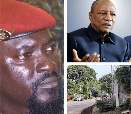 Mamadi Doumbouya, Alpha Condé, photomontage d'Africaguinee.com