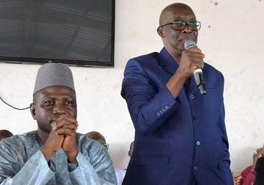 Dr Mohamed Diané et Lansana Komara, membres du directoire national du RPG arc-en-ciel