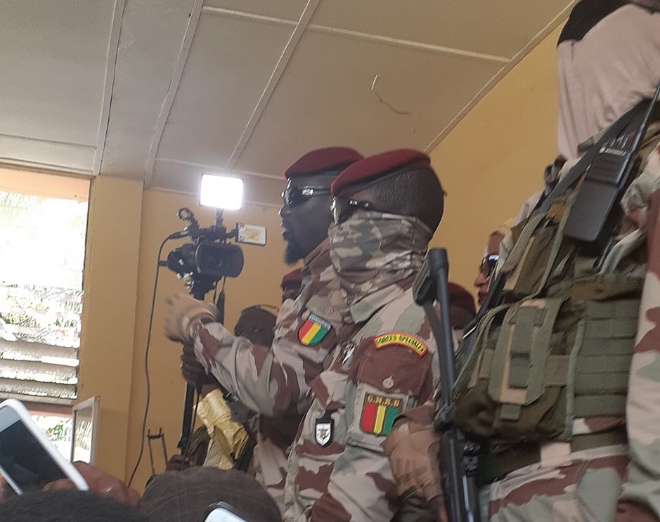 Colonel Mamadi Doumbouya, président de la transition guinéenne