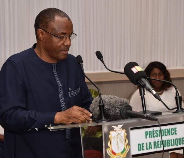 Feature image Mohamed Beavogui, Premier ministre de la transition Guinéenne