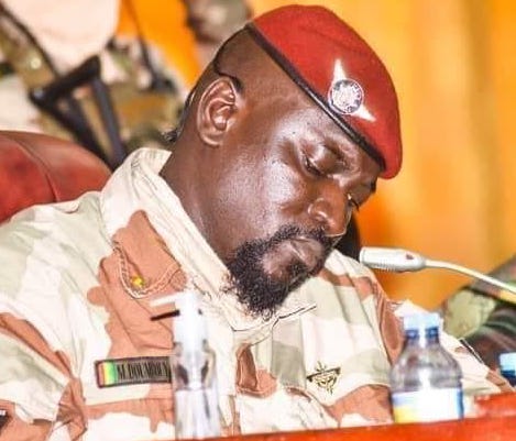 Colonel Mamadi Doumbouya, président de la transition guinéenne