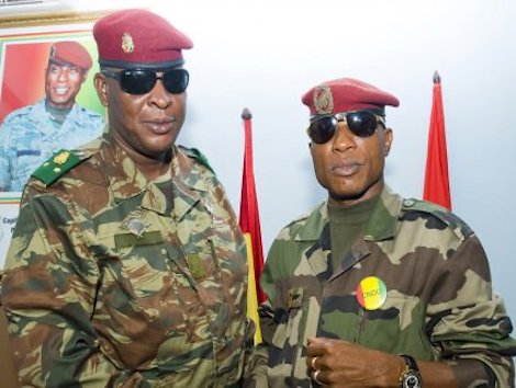 Sékouba Konaté et Dadis Camara, image d'archive