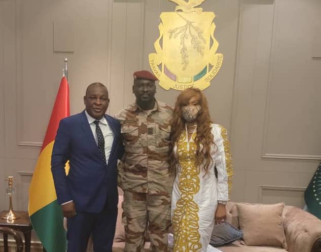 Général Sékouba Konaté, Colonel Mamadi Doumbouya et Mariam Sakho Konaté
