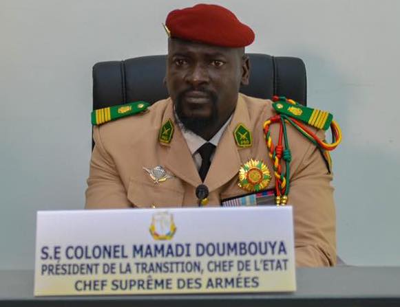 Feature image Colonel Mamadi Doumbouya, président de la transition guinéenne
