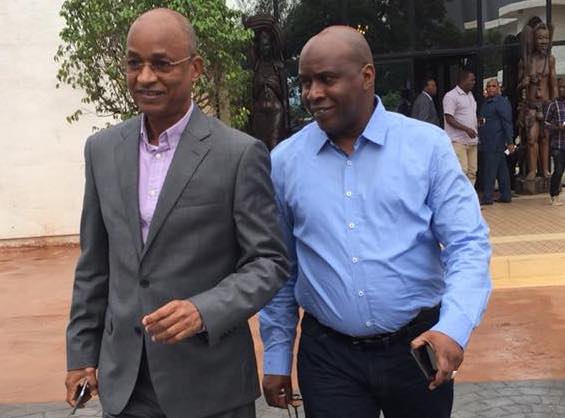 Cellou Dalein Diallo, leader de l'UFDG et Dr. Fodé Oussou Fofana