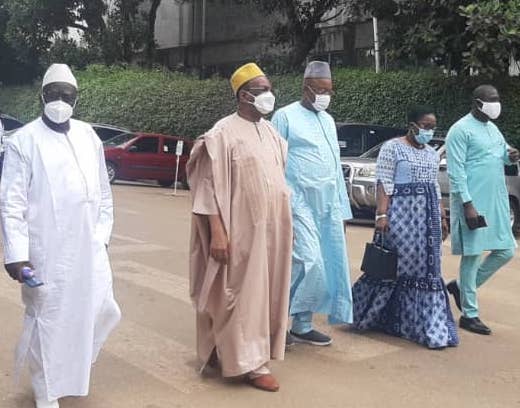 Arrivée des acteurs politiques guinéens au palais Mohamed V