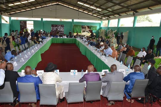 Des acteurs politiques guinéens en conclave à Conakry autour de la transition, image d'archive