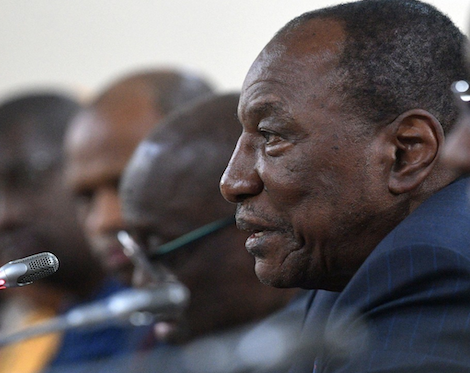 Feature image L'ancien président guinéen Alpha Condé